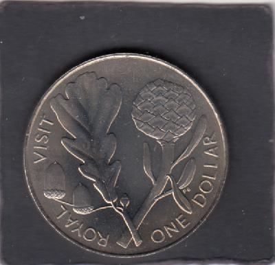 Beschrijving: 1 Dollar R.VISIT